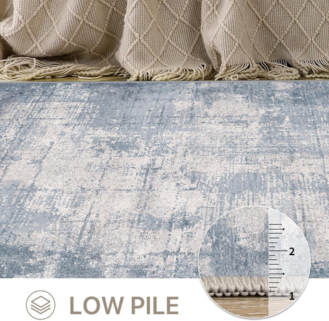 GENIMO Modern Abstract Geometric Stain Resistant Rug