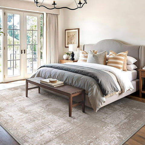 GENIMO Modern Abstract Geometric Stain Resistant Rug