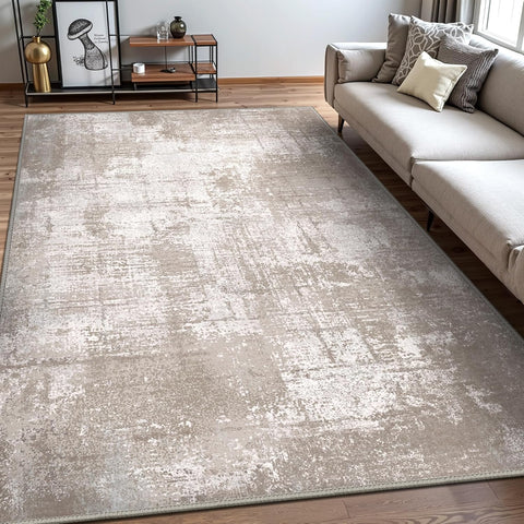 GENIMO Modern Abstract Geometric Stain Resistant Rug