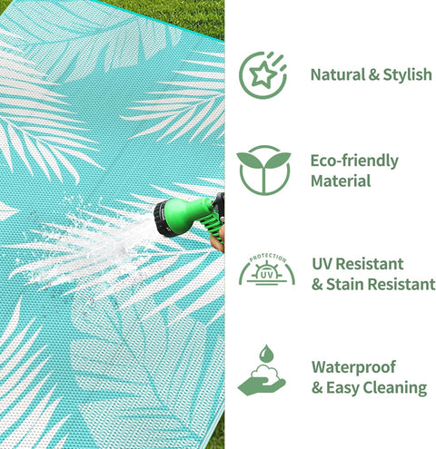 GENIMO Outdoor Rug Waterproof for Patios Clearance