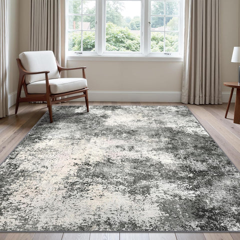GENIMO Abstract Clouds Art Machine Washable Area Rug