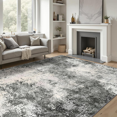 GENIMO Abstract Clouds Art Machine Washable Area Rug