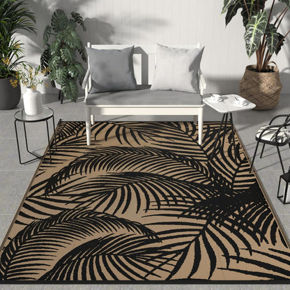 GENIMO Tree Shadow Print Double Sided Waterproof Outdoor Rug
