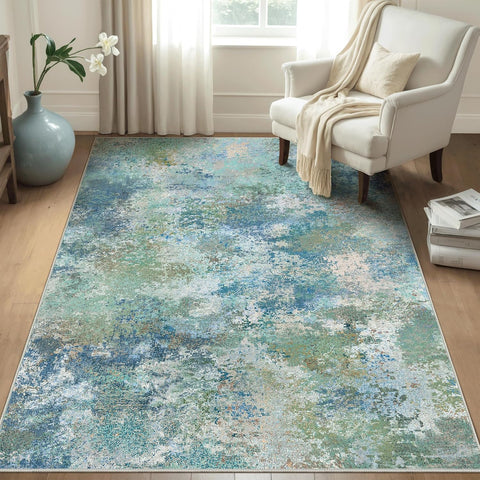 GENIMO Irregular Texture Washable Area Rug