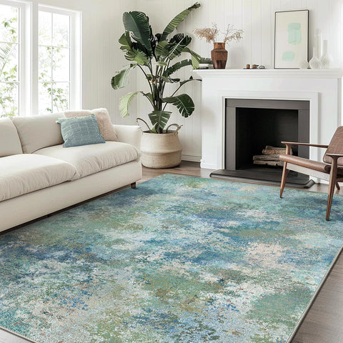 GENIMO Irregular Texture Washable Area Rug