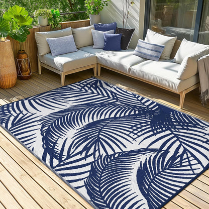GENIMO Tree Shadow Print Double Sided Waterproof Outdoor Rug
