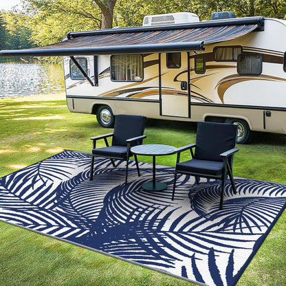 GENIMO Tree Shadow Print Double Sided Waterproof Outdoor Rug
