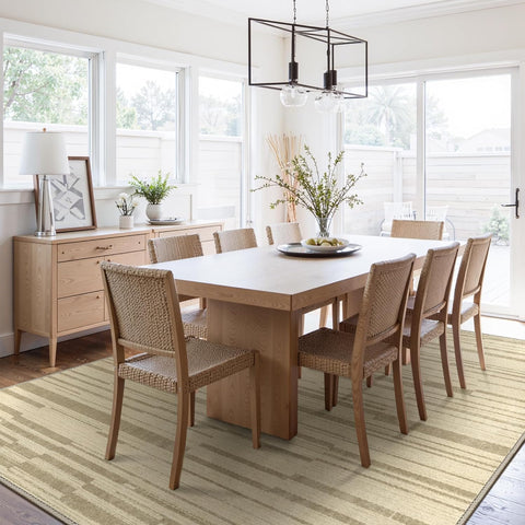 GENIMO Modern Simple Imitation Wood Grain Area Rug
