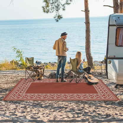 GENIMO Bohemian Style Waterproof Outdoor Rug