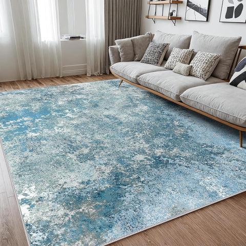 GENIMO Abstract Clouds Art Machine Washable Area Rug