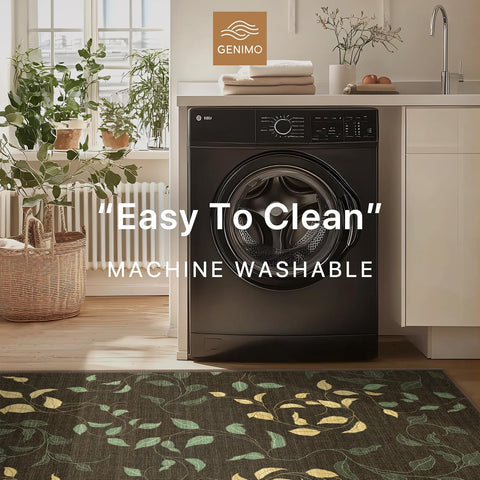 GENIMO Climbing Vine Washable Non-slip Area Rug