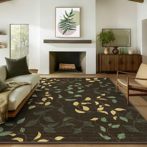 GENIMO Climbing Vine Washable Non-slip Area Rug