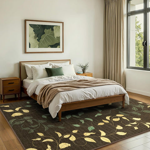 GENIMO Climbing Vine Washable Non-slip Area Rug