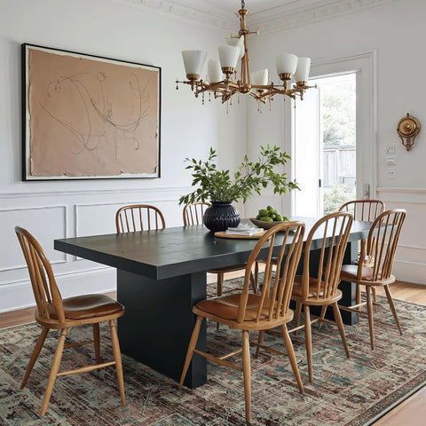 GENIMO Classic Persian Style Printed Low Pile Area Rug