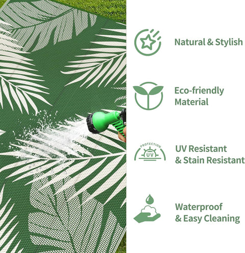 GENIMO Outdoor Rug Waterproof for Patios Clearance