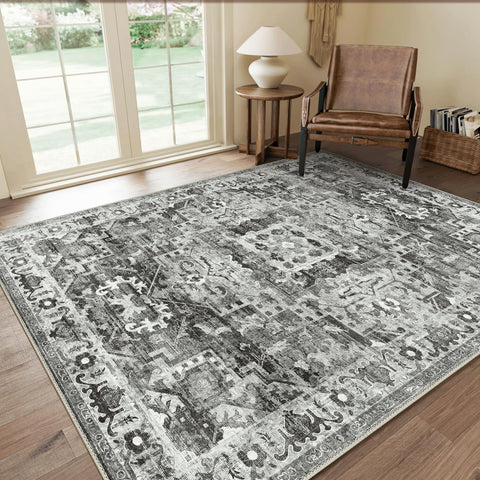 GENIMO Classic Persian Style Printed Low Pile Area Rug