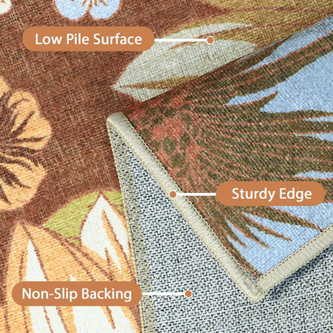 GENIMO Sunflowers Low Pile Area Rug