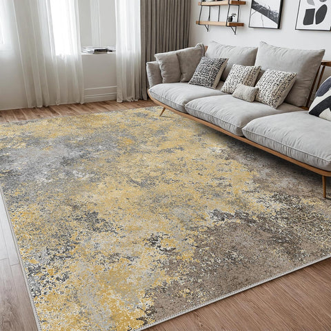 GENIMO Abstract Clouds Art Machine Washable Area Rug