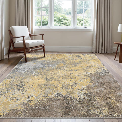 GENIMO Abstract Clouds Art Machine Washable Area Rug