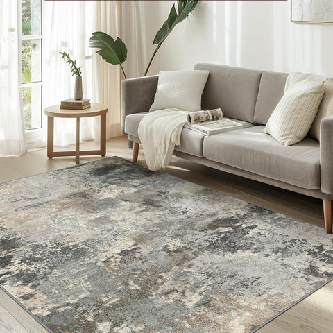 GENIMO Irregular Texture Washable Area Rug