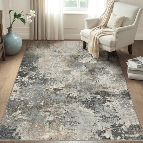 GENIMO Irregular Texture Washable Area Rug