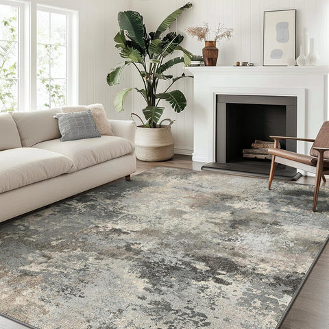 GENIMO Irregular Texture Washable Area Rug