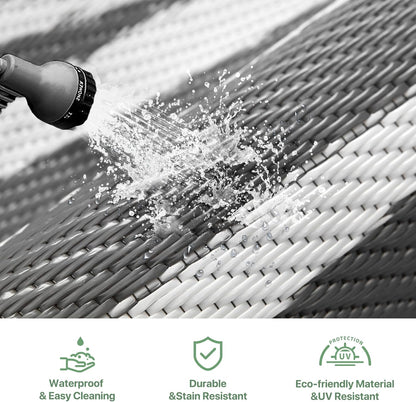 GENIMO Bohemian Style Waterproof Outdoor Rug