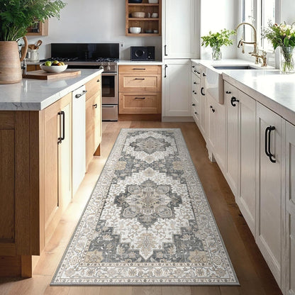 GENIMO Gorgeous Vintage Bohemian Print Machine Washable Runner Rug