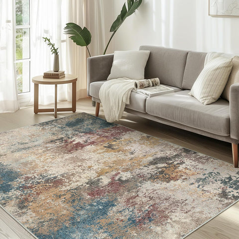 GENIMO Irregular Texture Washable Area Rug