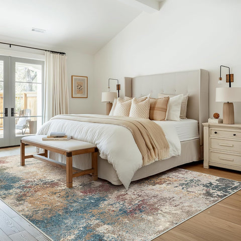 GENIMO Irregular Texture Washable Area Rug