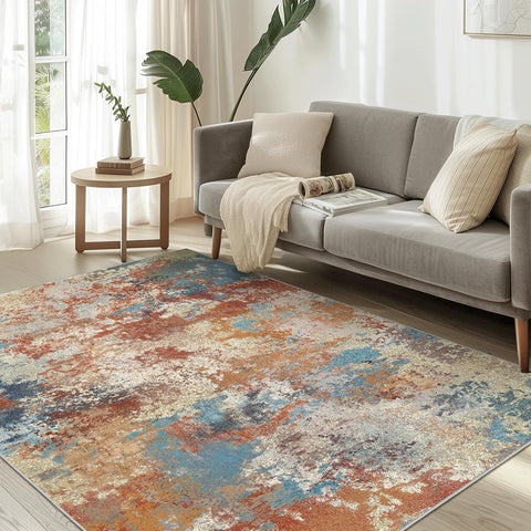 GENIMO Irregular Texture Washable Area Rug