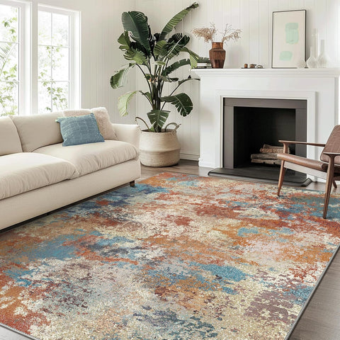 GENIMO Irregular Texture Washable Area Rug