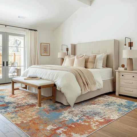 GENIMO Irregular Texture Washable Area Rug