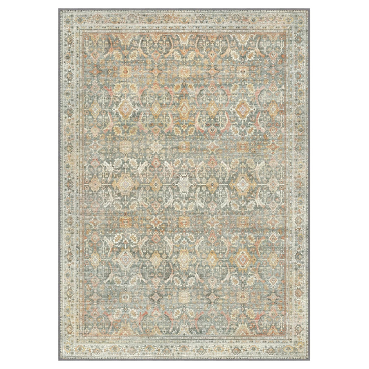 GENIMO Vintage Bohemian Symmetrical Print Warm Color Soft Area Rug