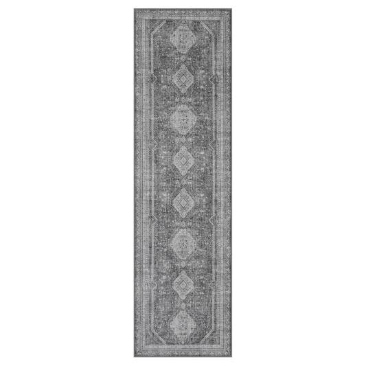 GENIMO Machine Washable Runner Rug Non Slip Carpet with Gripper
