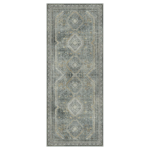 GENIMO Machine Washable Runner Rug Non Slip Carpet with Gripper