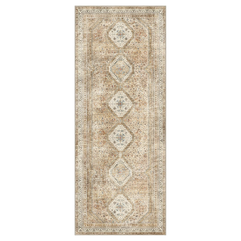 GENIMO Machine Washable Runner Rug Non Slip Carpet with Gripper