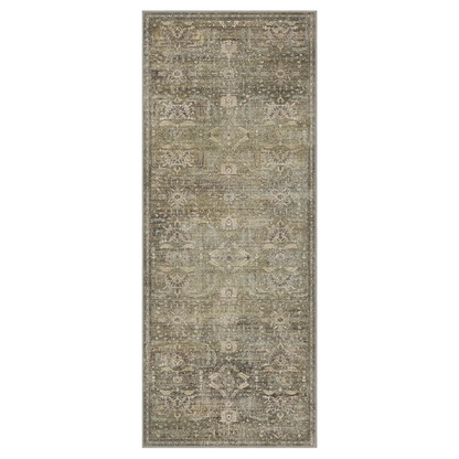 GENIMO Vintage Bohemian Print Non-Slip Runner Rug Brown