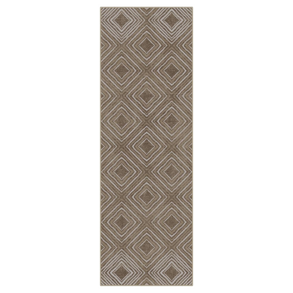 GENIMO Modern Geometric Checkered Machine Washable Non Slip Area Rug