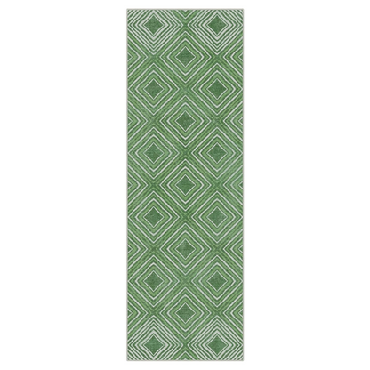 GENIMO Modern Geometric Checkered Machine Washable Non Slip Area Rug