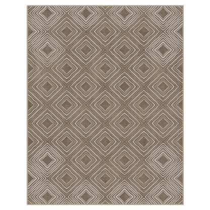 GENIMO Modern Geometric Checkered Machine Washable Non Slip Area Rug