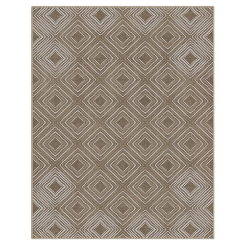 GENIMO Modern Geometric Checkered Machine Washable Non Slip Area Rug