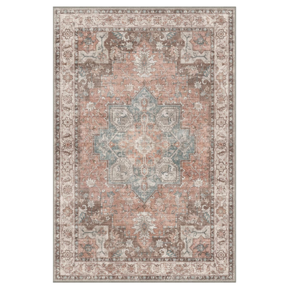 GENIMO Gorgeous Prints Machine Washable Low Pile Area Rug