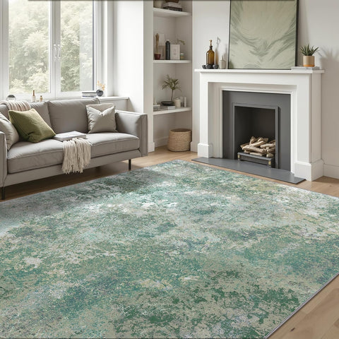 GENIMO Abstract Clouds Art Machine Washable Area Rug