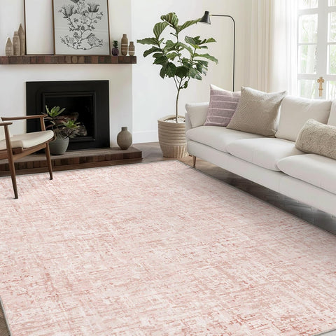 GENIMO Modern Abstract Line Art Machine Washable Area Rug