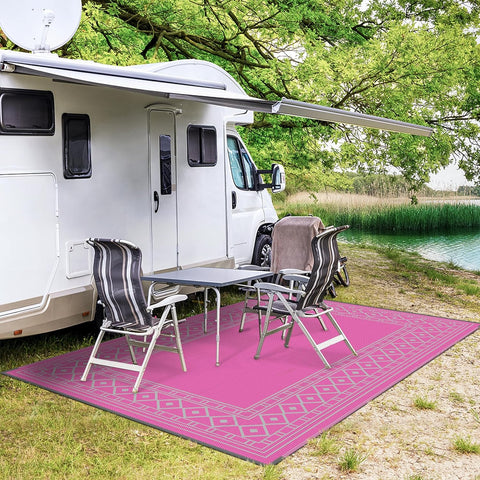 GENIMO Bohemian Style Waterproof Outdoor Rug