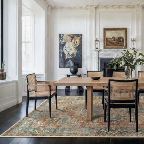 GENIMO Faded Totem Tribal Aged Area Rug