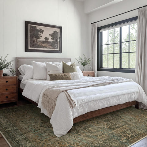 GENIMO Faded Totem Tribal Aged Area Rug