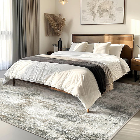 GENIMO Modern Ethereal Textured Washable Area Rug