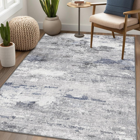 GENIMO Machine Washable Modern Abstract Soft Area Rug